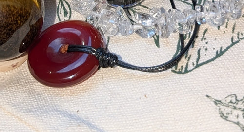 Crystal Donut Necklace